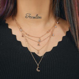 🎨Fashion Retro Suit Stacking Necklace